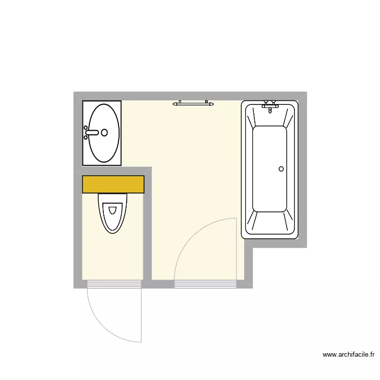 Salle de bain Boutard 2. Plan de Salle de bain Boutard 2. Plan de