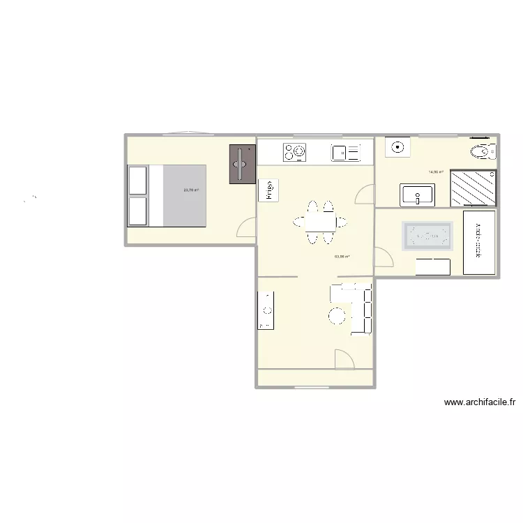 Plan Maison Anna 95. Plan de Plan Maison Anna 95. Plan de