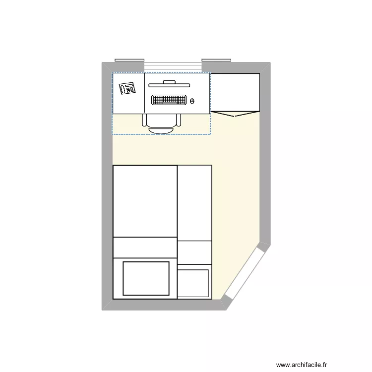 Chambre Lena. Plan de Chambre Lena. Plan de