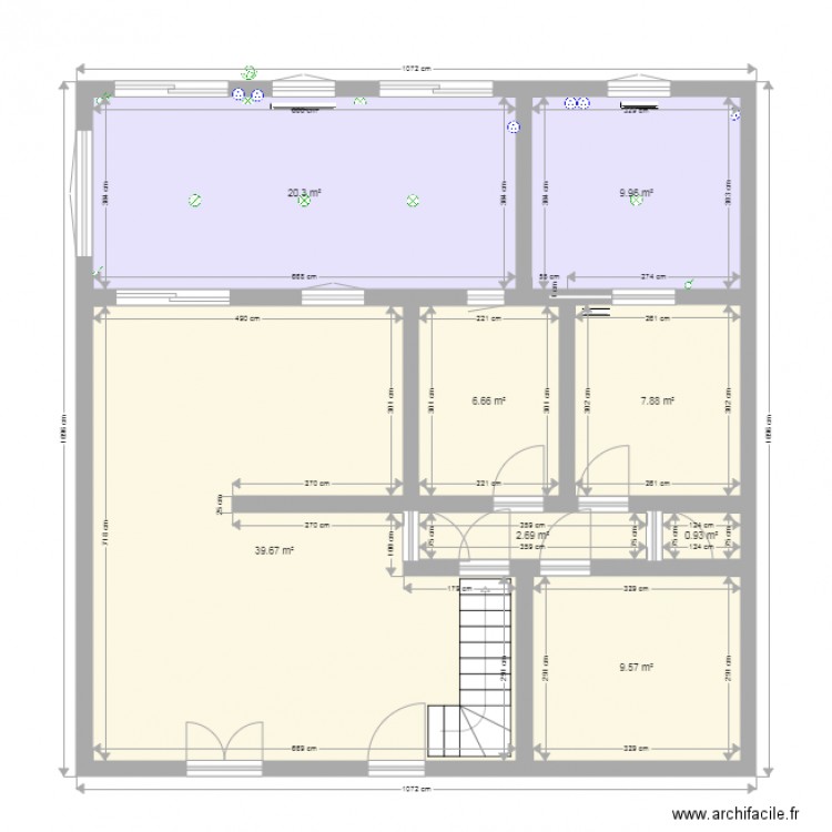 EXTENSION. Plan de 0 pièce et 0 m2