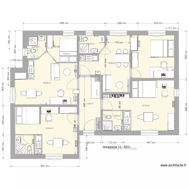 Maladrerie13. Plan de 