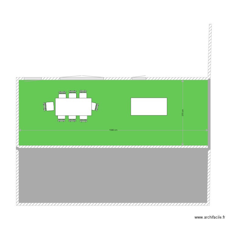 PLAN CUISINE T1. Plan de 0 pièce et 0 m2