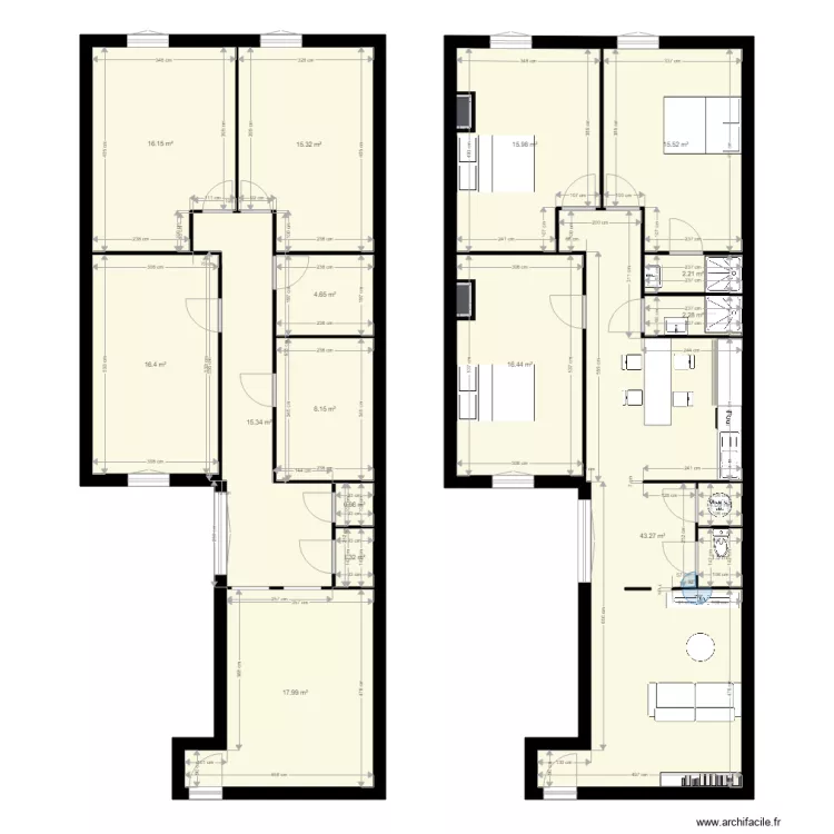 22 saint vincent. Plan de 
