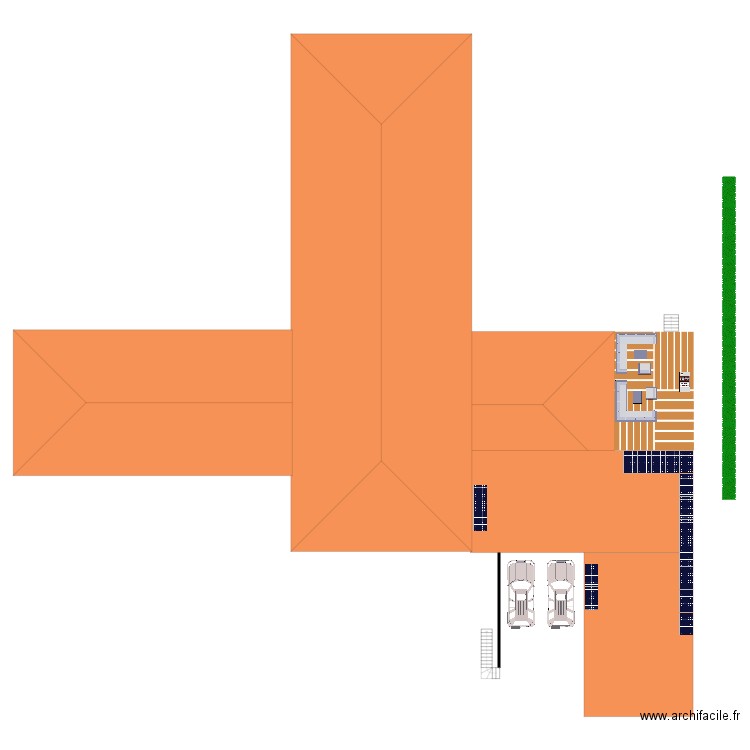 toit ail est. Plan de 0 pièce et 0 m2