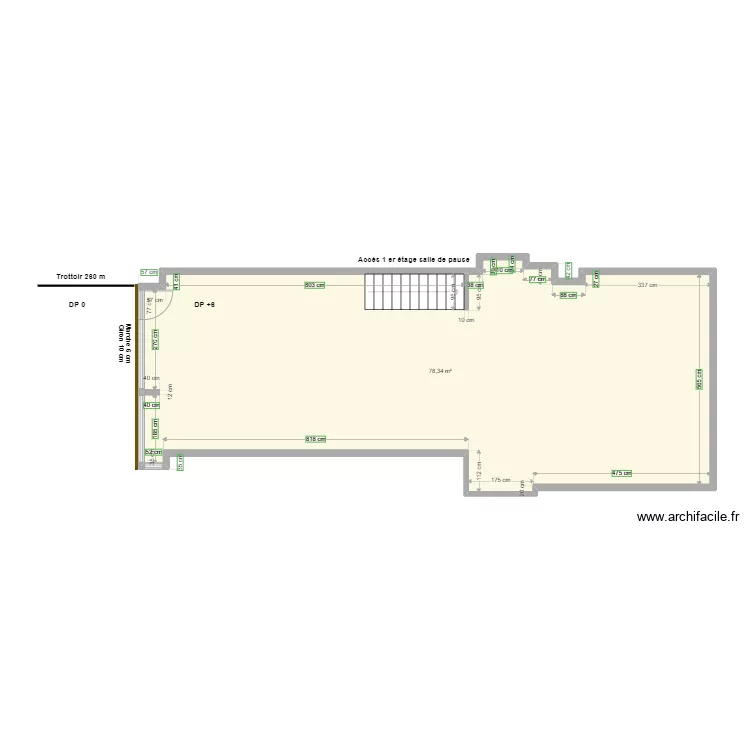 NATUR HOUSE AVANT TRAVAUX. Plan de NATUR HOUSE AVANT TRAVAUX. Plan de