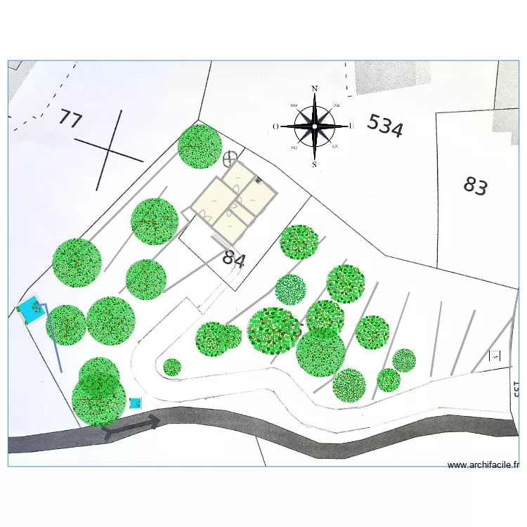 menton sans toiture 2. Plan de 