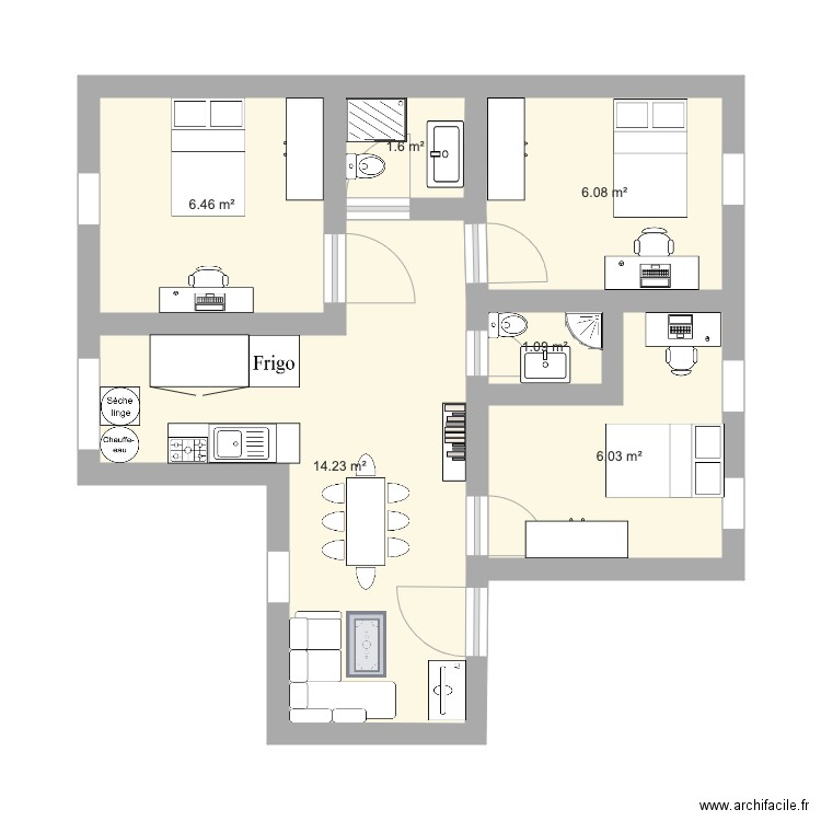 covelo. Plan de 0 pièce et 0 m2