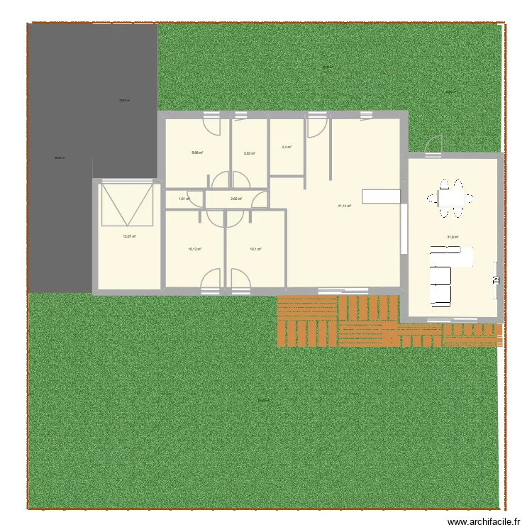 maison modif 2. Plan de 