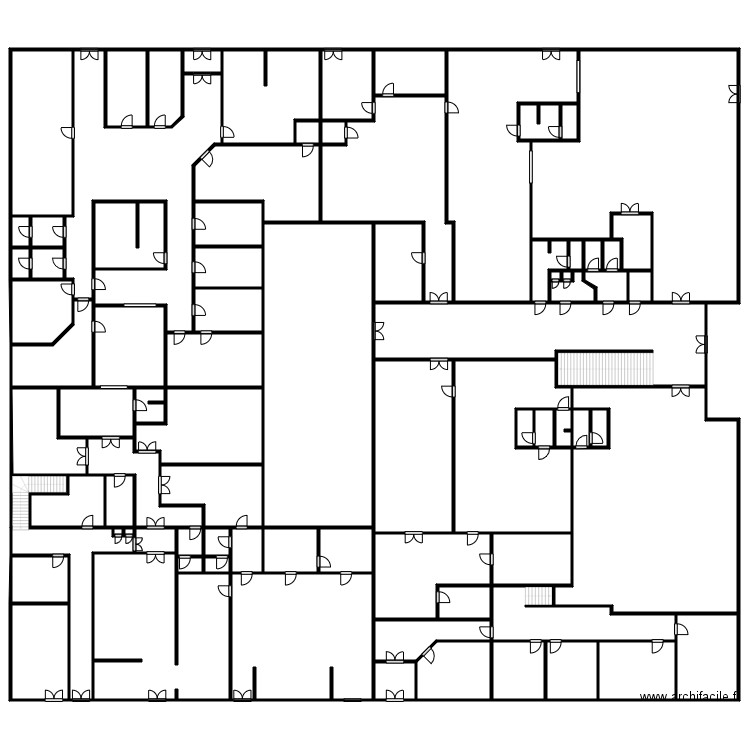 SHERATAN RDC. Plan de 84 pièces et 3793 m2