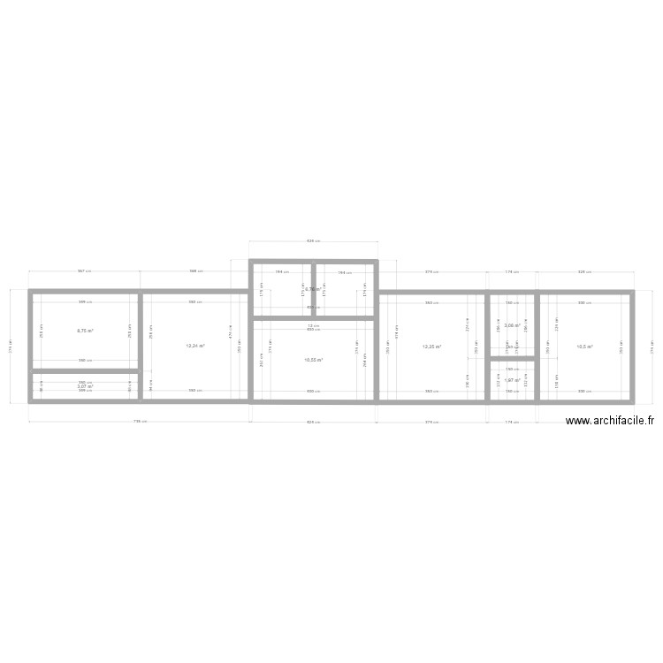 fondation verti plus horiz. Plan de 0 pièce et 0 m2