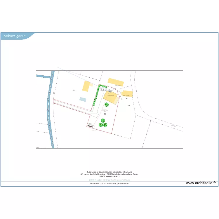 plan de masse. Plan de 