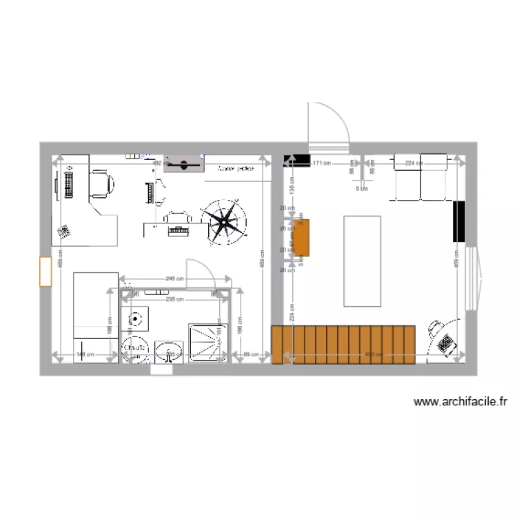 Bureau. Plan de 