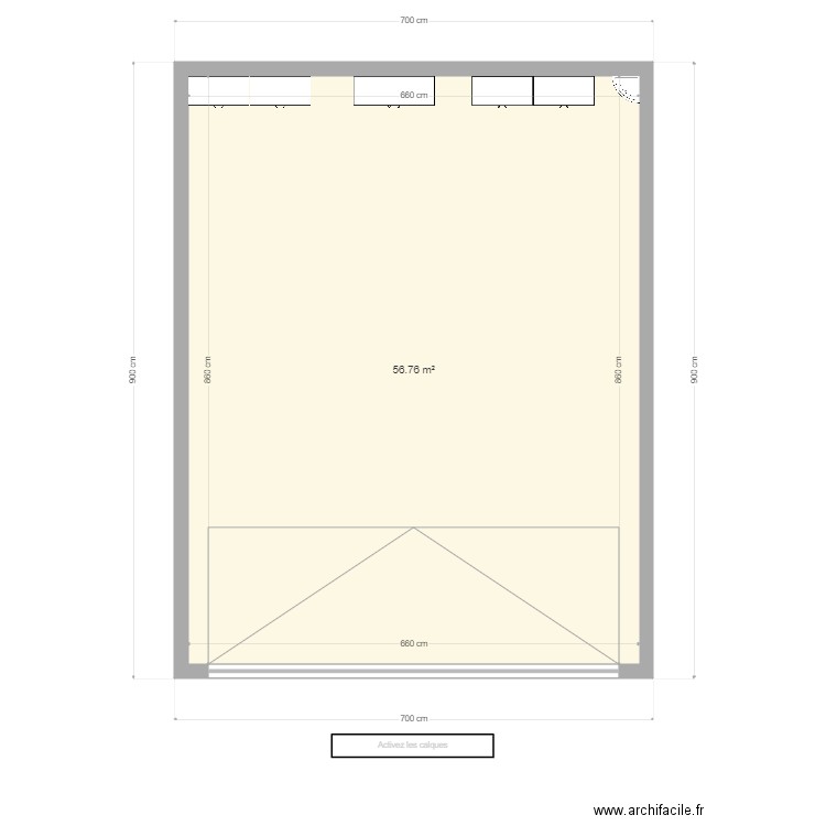 garage. Plan de 0 pièce et 0 m2