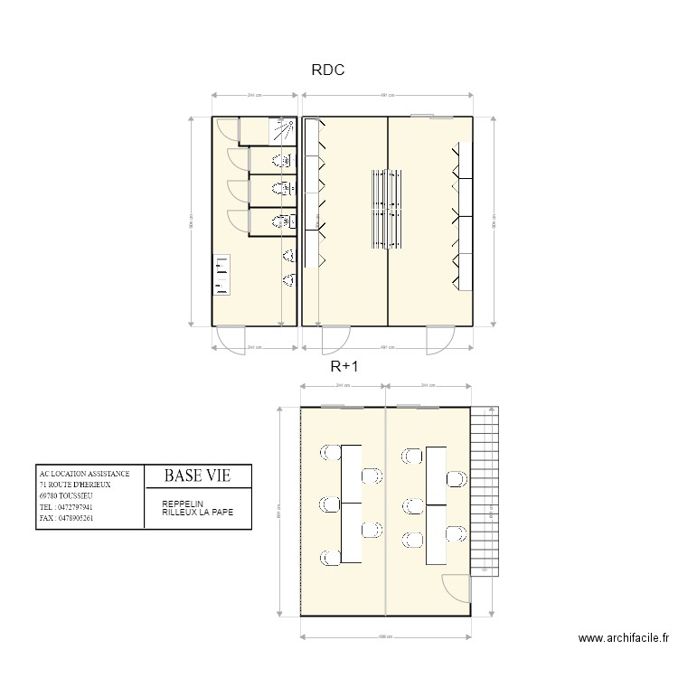 REPELLIN 2 RILLEUX. Plan de 0 pièce et 0 m2