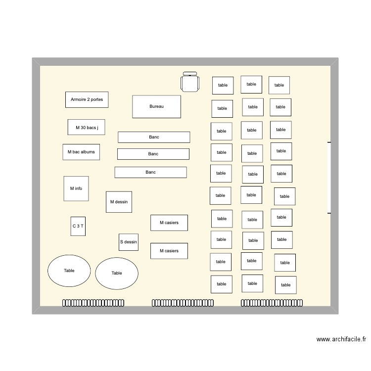 classe Clar meuble. Plan de 0 pièce et 0 m2