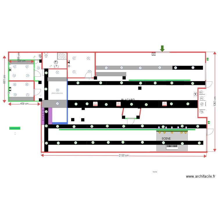 Cote peinture. Plan de 0 pièce et 0 m2