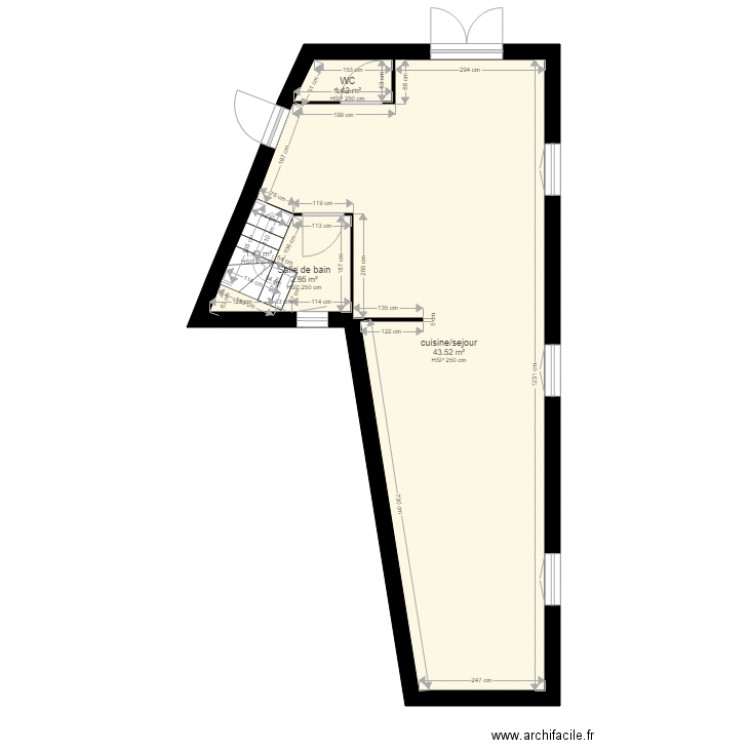 pinet . Plan de 0 pièce et 0 m2