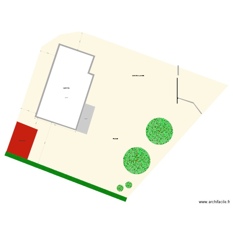 ABRI DE JARDIN 4. Plan de 0 pièce et 0 m2