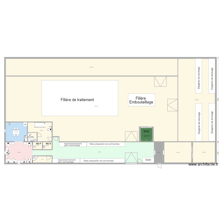 Usine Havre v2. Plan de 0 pièce et 0 m2