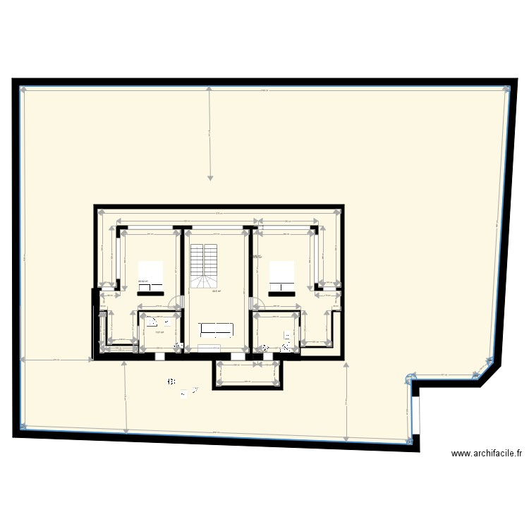 etage. Plan de 0 pièce et 0 m2