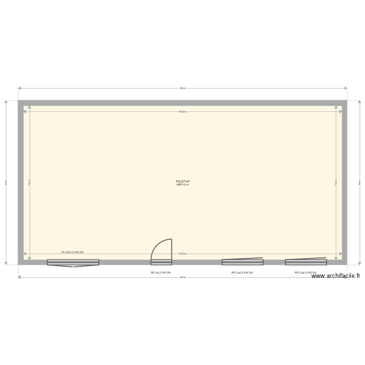 Bouju. Plan de 0 pièce et 0 m2