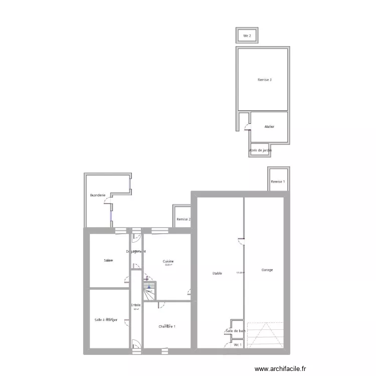 henriville original. Plan de 
