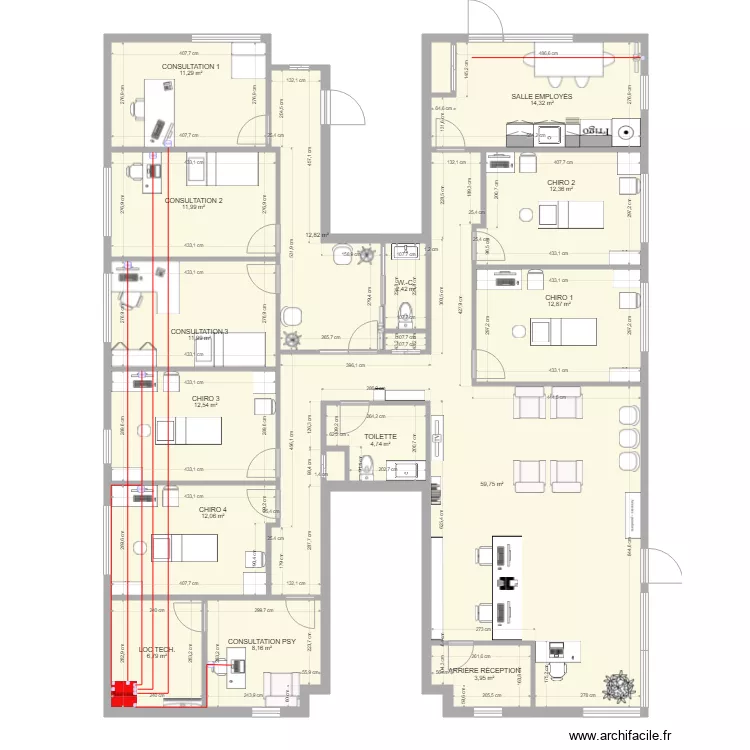 Nouvelle clinique septembre 2021 version architecte. Plan de Nouvelle clinique septembre 2021 version architecte. Plan de