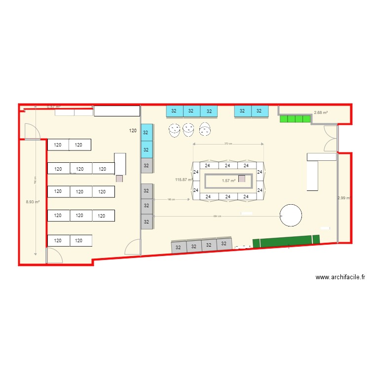 PLAN MAGASIN v3. Plan de 0 pièce et 0 m2