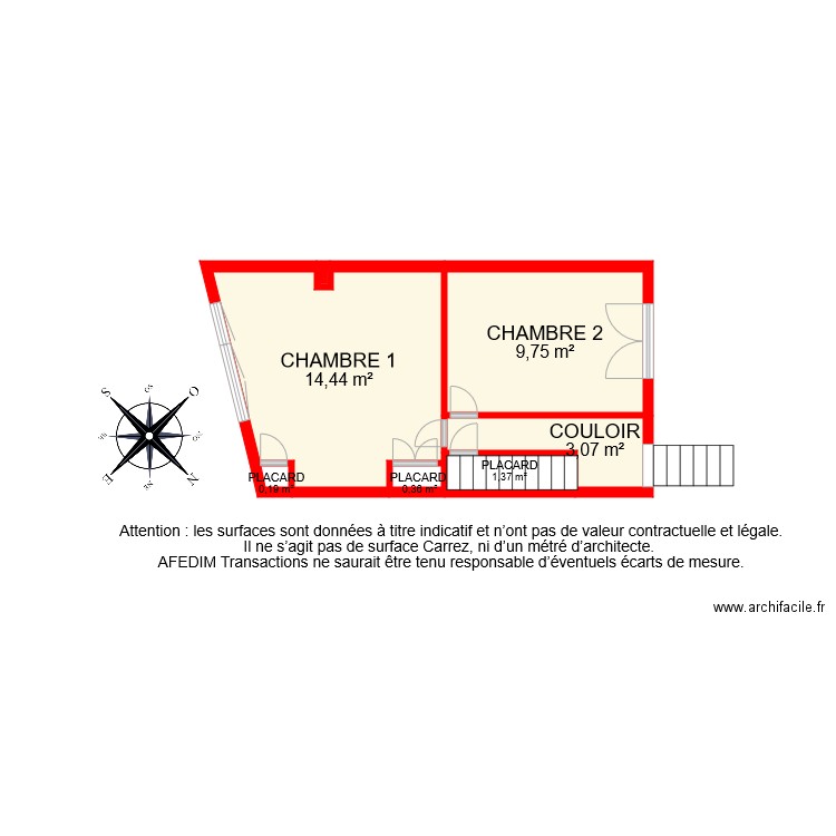 BI 7111 ETAGE 1. Plan de 0 pièce et 0 m2