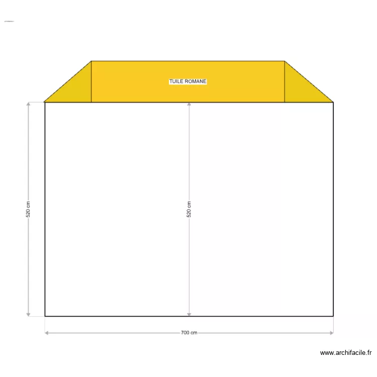 FACE EST CHAM. Plan de 