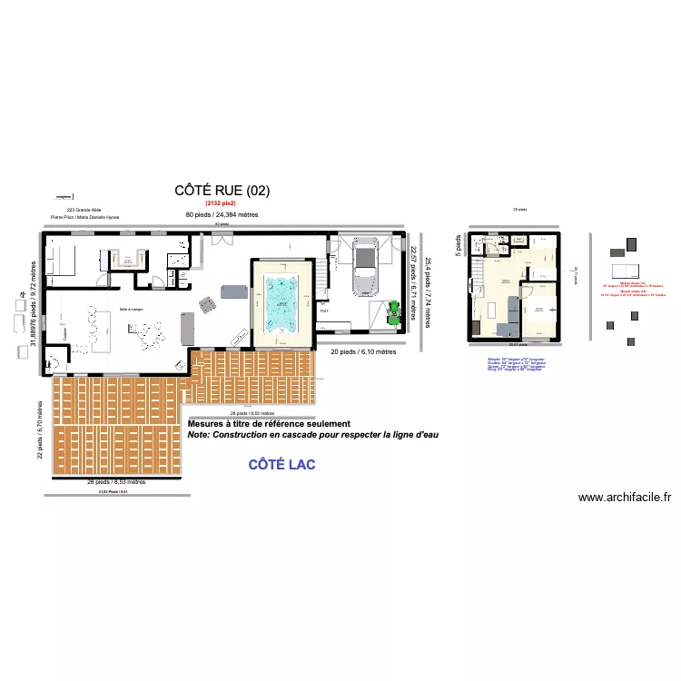 Chalet premier plancher + plein garage_option 3. Plan de 