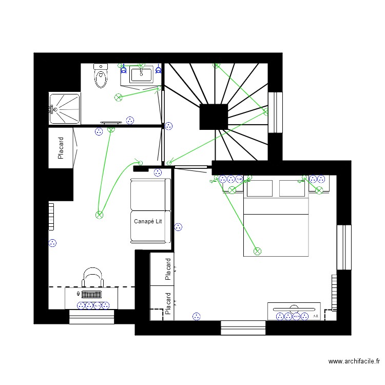 sofianejaberetageeclairages. Plan de 0 pièce et 0 m2