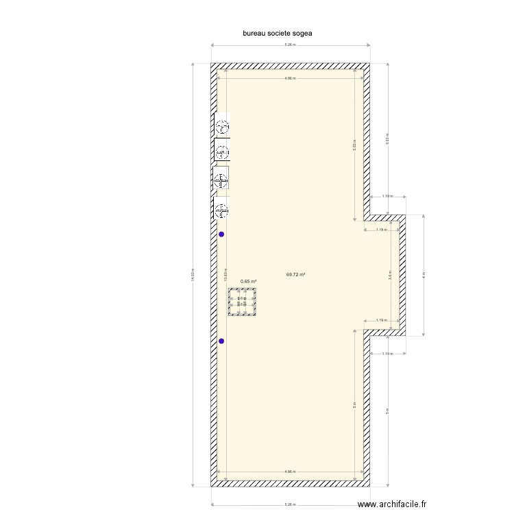 plan bureau sogea . Plan de 0 pièce et 0 m2