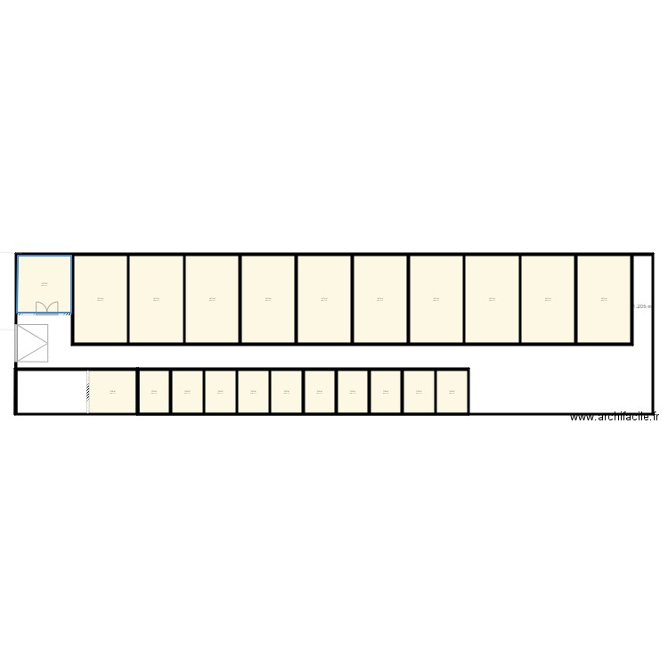 ESQUISSE PERRIN DE LA TOUCHE. Plan de 0 pièce et 0 m2