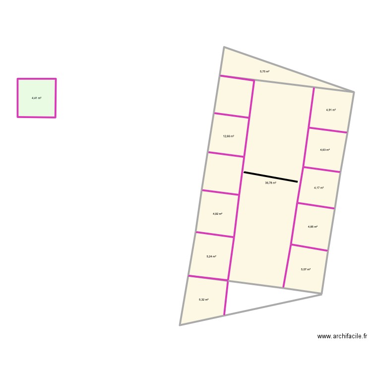 plan iss land. Plan de 0 pièce et 0 m2