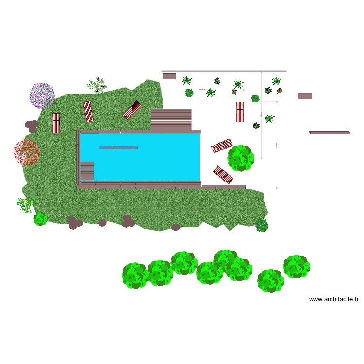 piscine V4. Plan de 0 pièce et 0 m2