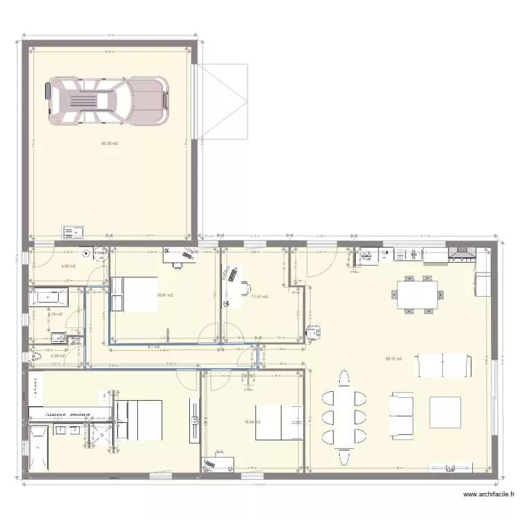 maison st simeon. Plan de 