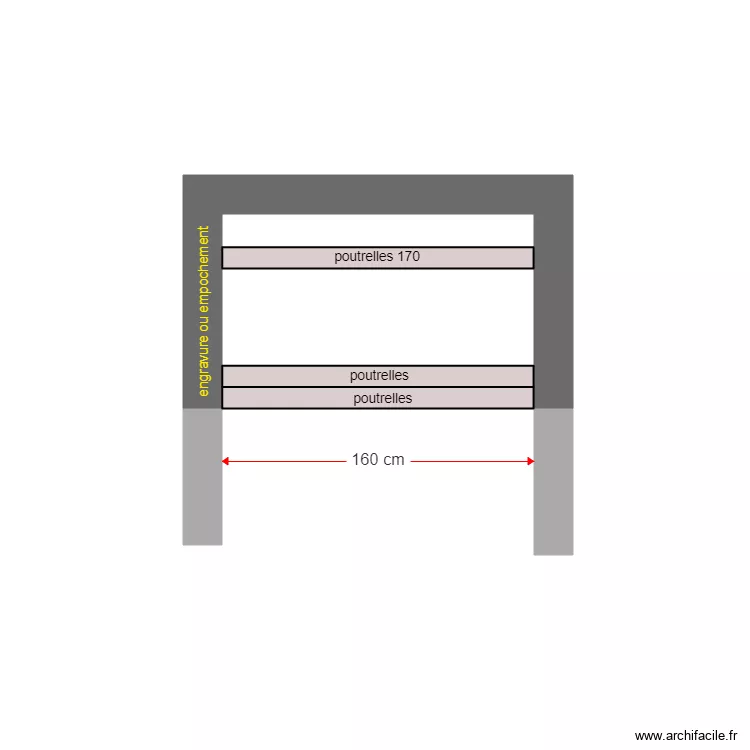 MAIRIE VILLENEUVE LA RIVIERE. Plan de 