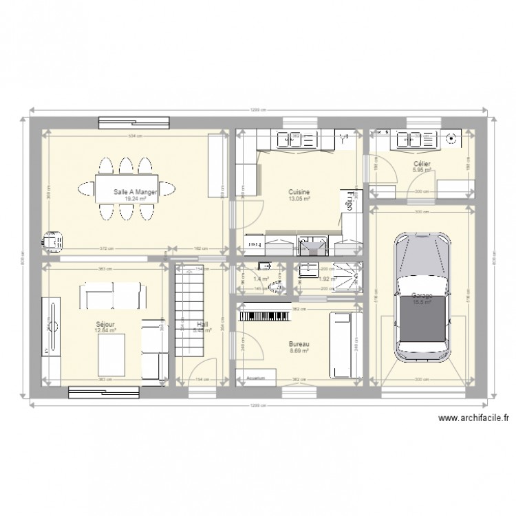 Projet MF 032017. Plan de 0 pièce et 0 m2