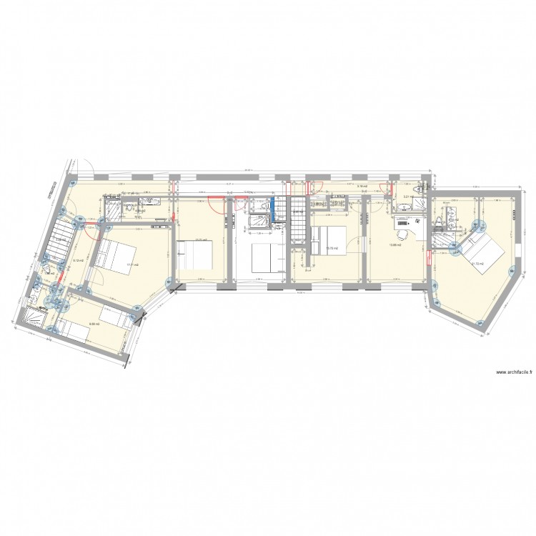 ETAGE 2016. Plan de 0 pièce et 0 m2