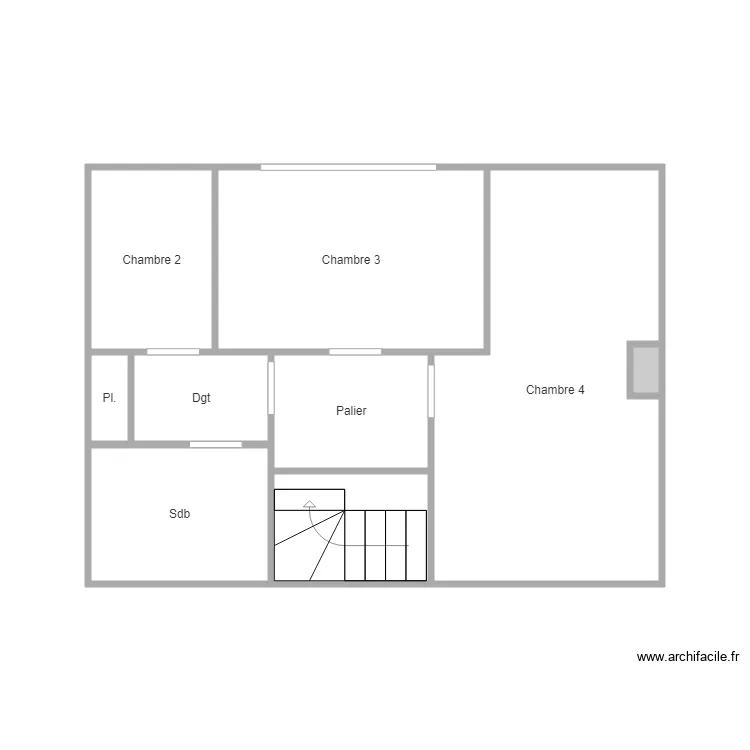 etage tafin. Plan de 