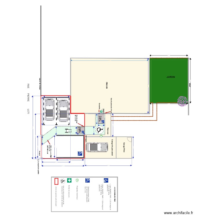 PE PMR2. Plan de 10 pièces et 338 m2