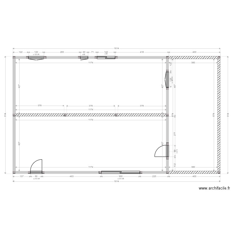 BAYLE Philippe. Plan de 0 pièce et 0 m2