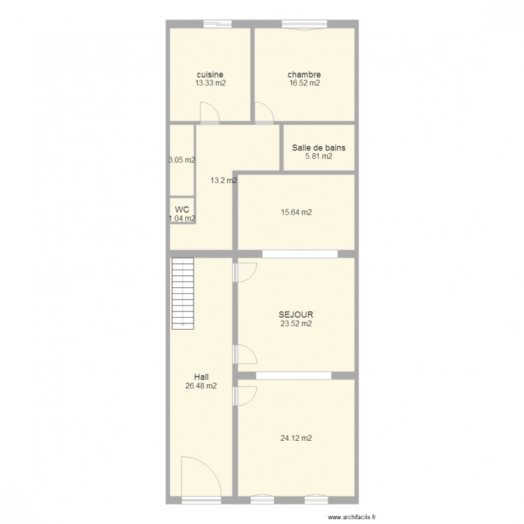 gallait RDC. Plan de 0 pièce et 0 m2