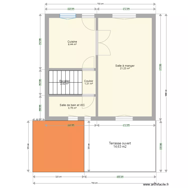 Maison rdc sur eleve 1. Plan de Maison rdc sur eleve 1. Plan de