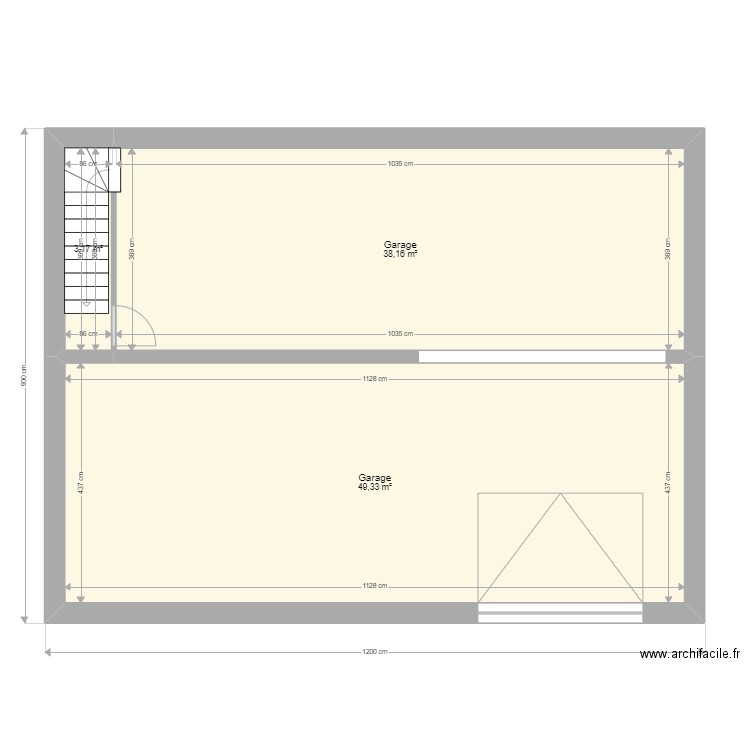 BLONDEAU SOUS SOL. Plan de 0 pièce et 0 m2