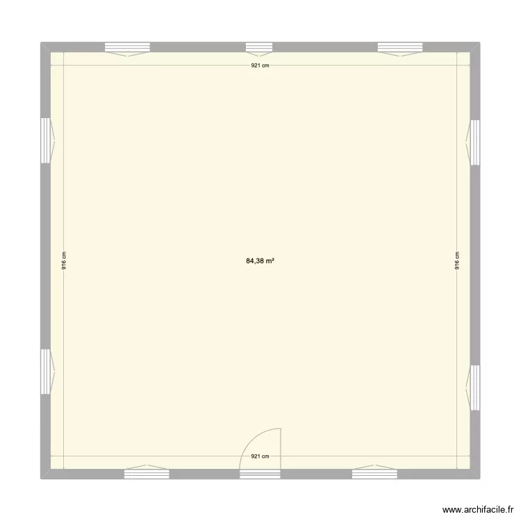 Olivet 2e blanc. Plan de 