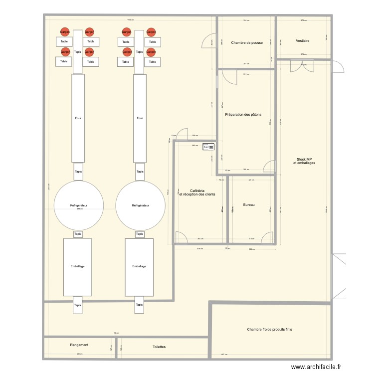 Pierre P04. Plan de 4 pièces et 455 m2