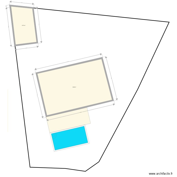 projet piscine. Plan de 0 pièce et 0 m2