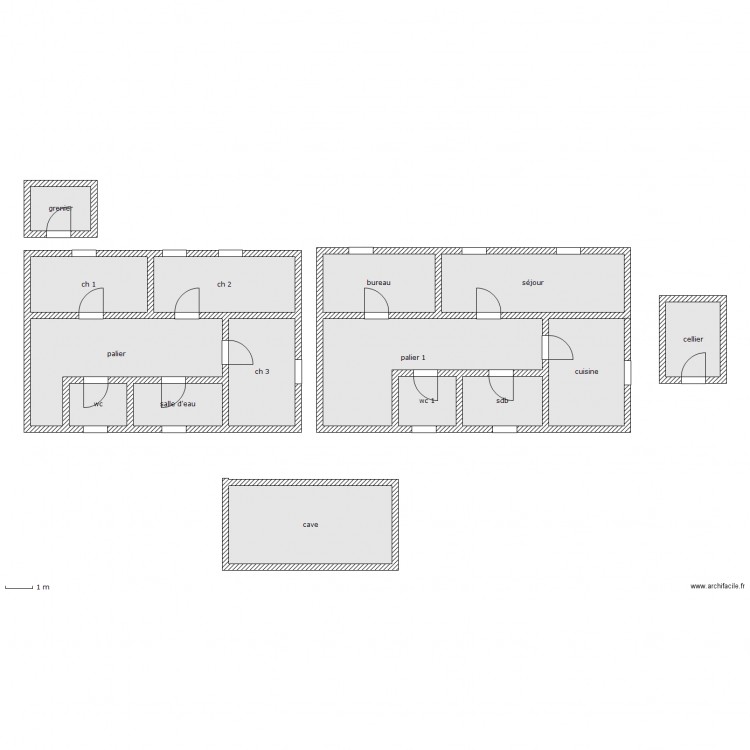 ortega. Plan de 0 pièce et 0 m2